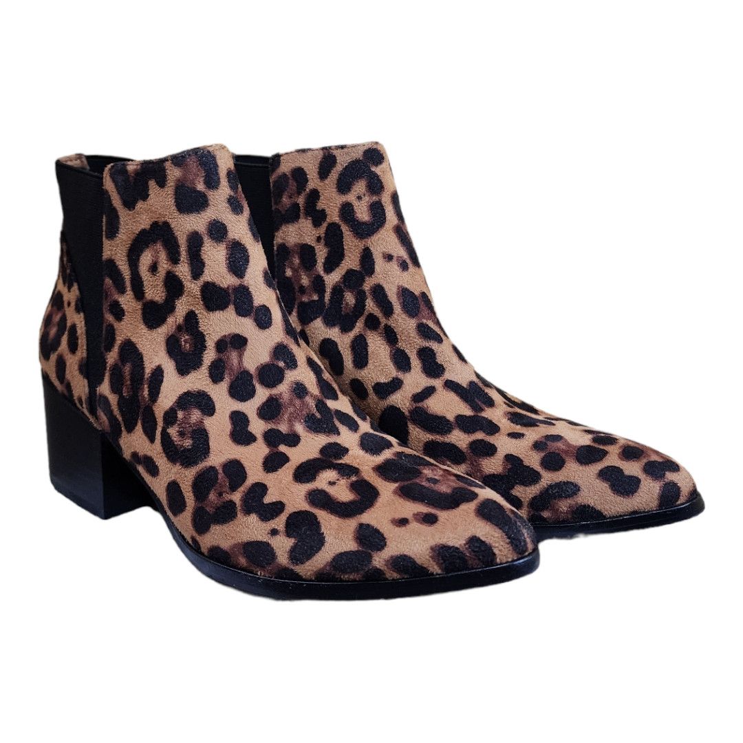 Chinese Laundry Chinese Laundry Finn Leopard Print Ankle Bootie Women’s 6.5 Size US 6.5 / IT 36.5 - 2 Thumbnail
