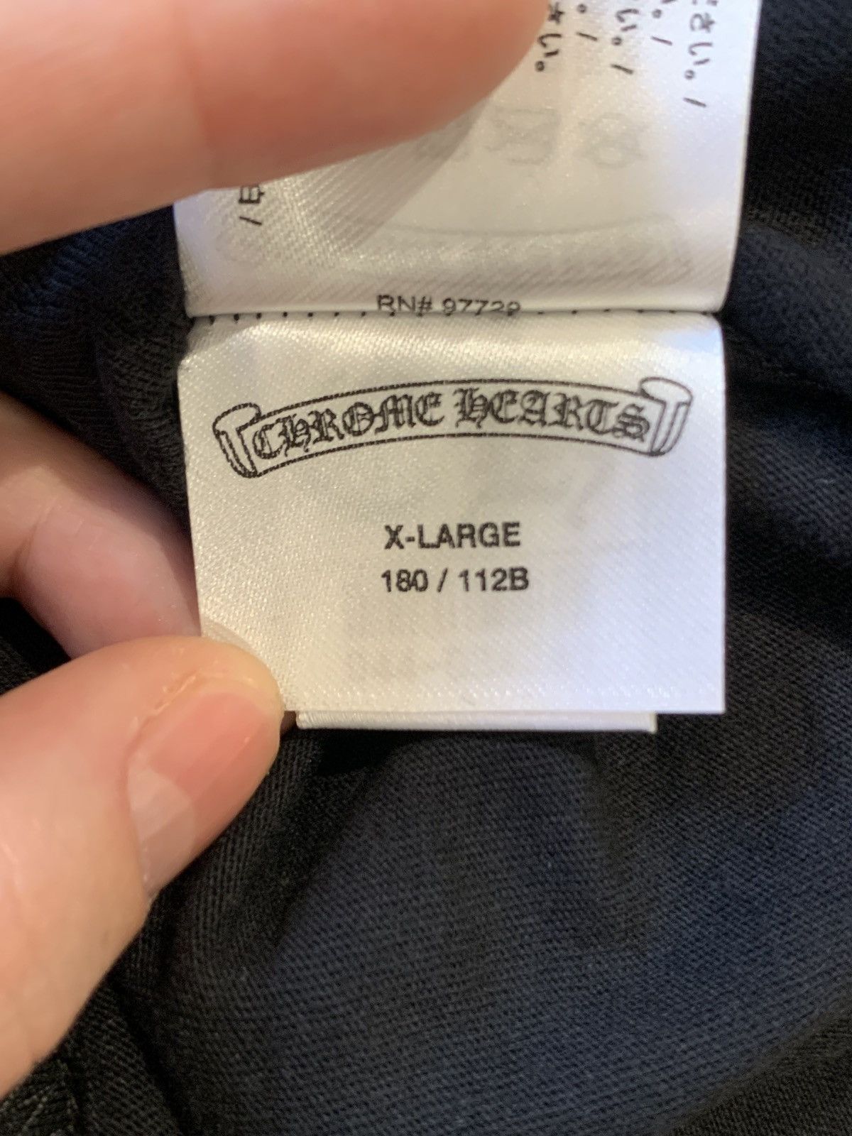 Chrome Hearts Pink neck logo long sleeve Size US XL / EU 56 / 4 - 4 Thumbnail