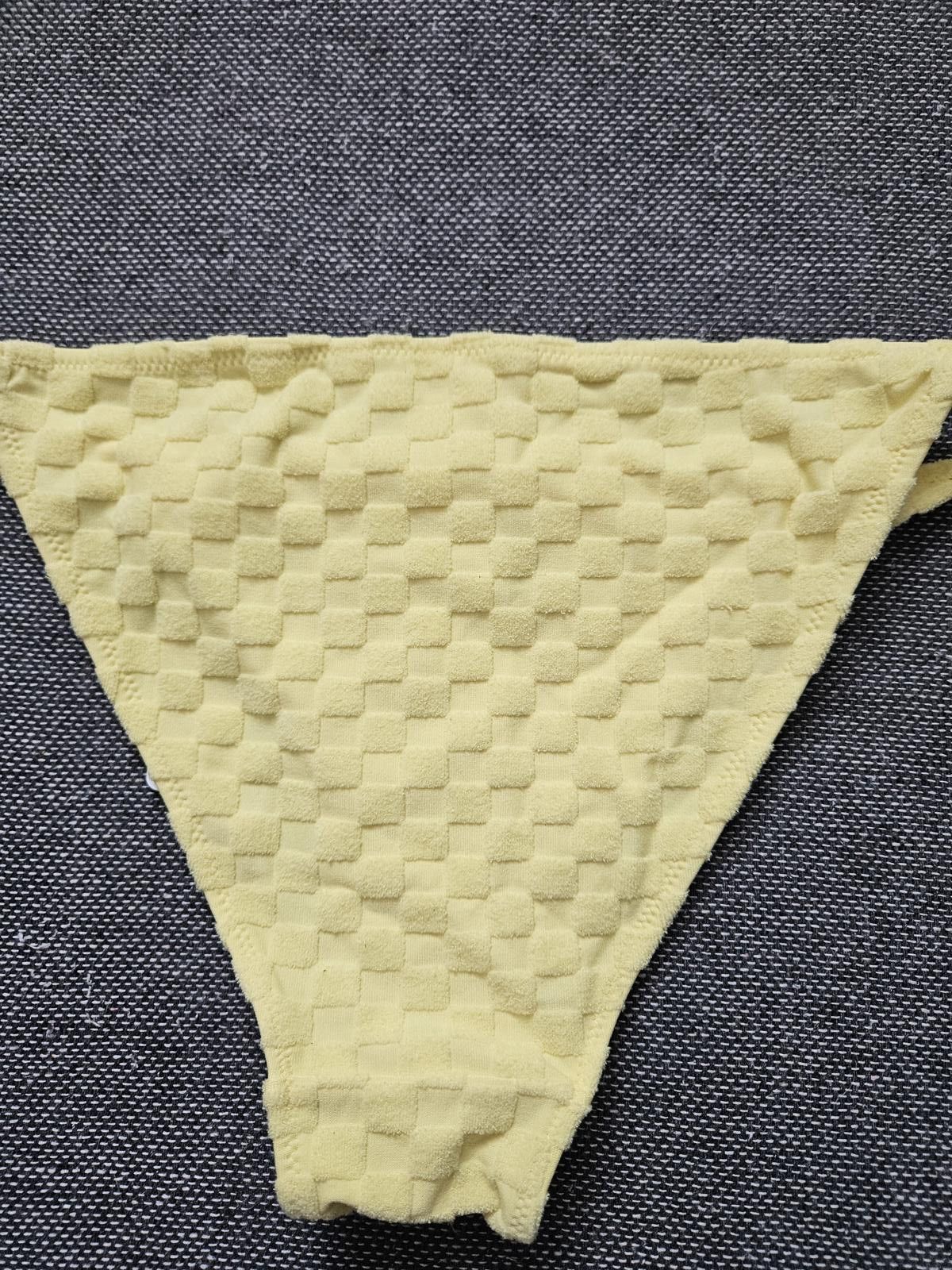 Designer Bright Yellow Women's Swim Bikini Bottoms #517 Size ONE SIZE - 2 Thumbnail