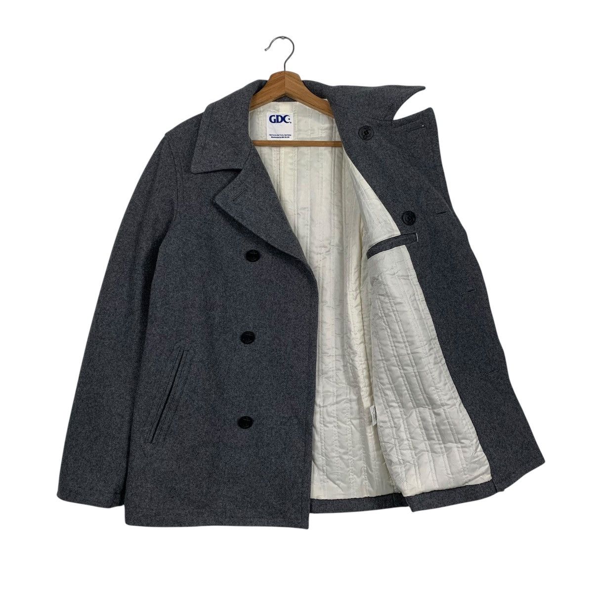 Japanese Brand Japanese Brand GDC DOuble Breasted Wool Coat Size US L / EU 52-54 / 3 - 9 Thumbnail