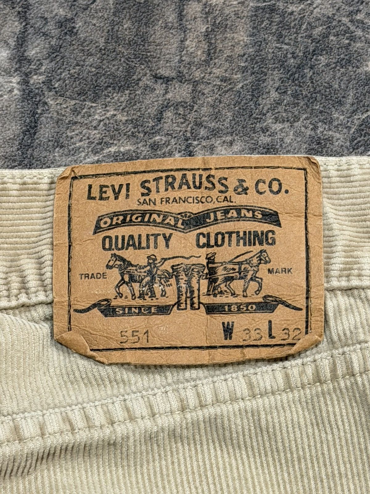 Levi's Vintage Clothing 90s Vintage Corduroy Levis 511 Velvet Pants Size US 32 / EU 48 - 3 Thumbnail