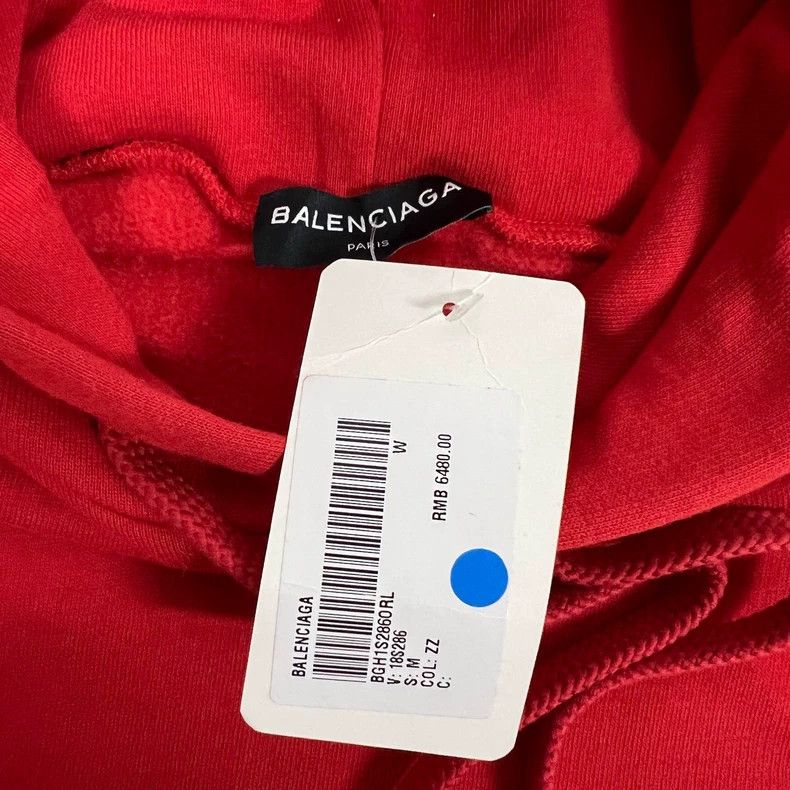 Balenciaga Balenciaga Patch hooded sweatshirt 2502-Nextarrow Size US L / EU 52-54 / 3 - 6 Thumbnail