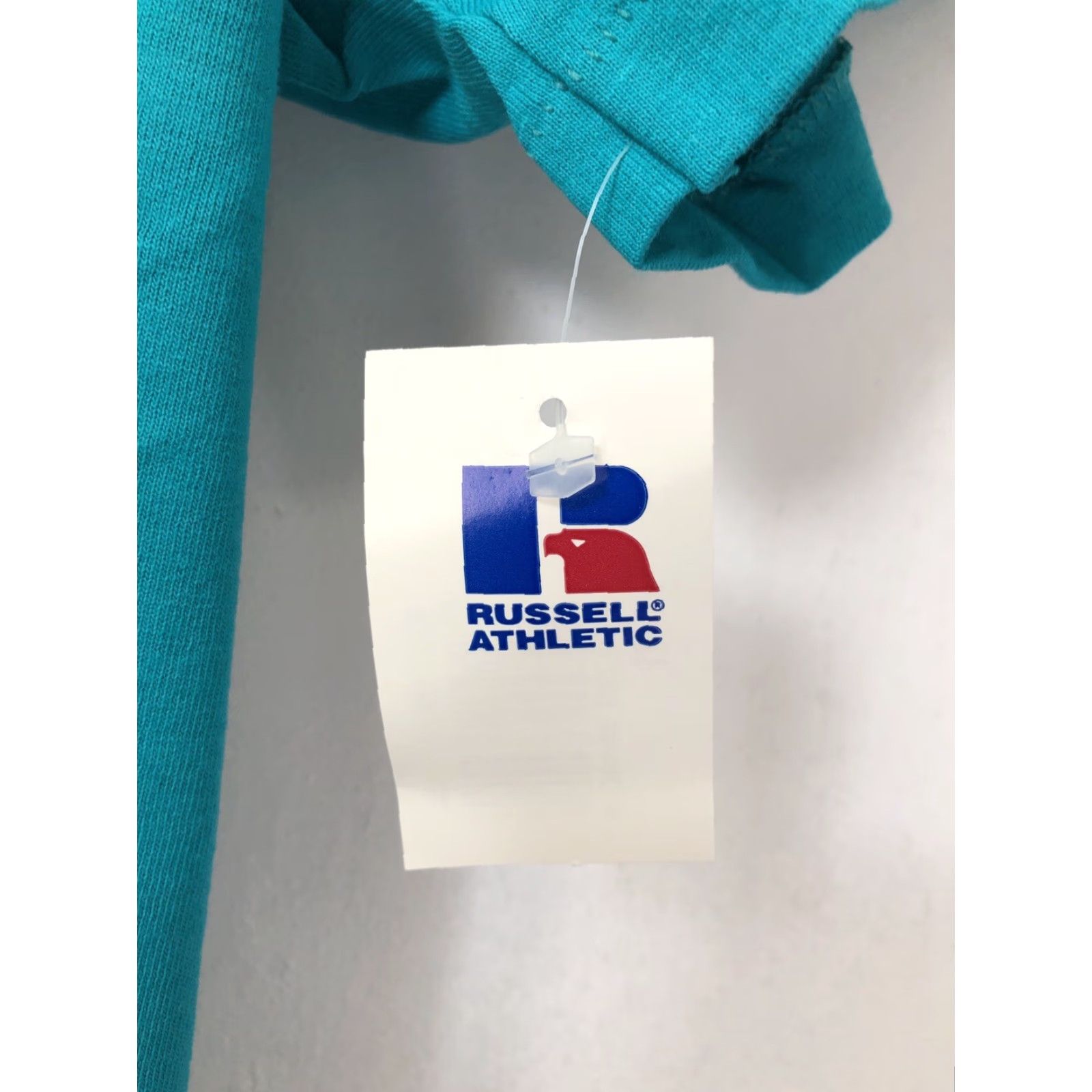 Russell Athletic VINTAGE Russell Athletic Crewneck T-Shirt Mens M 90s Teal NWT Deadstock 1990s United States Cotton Short Sleeve Crew Neck Men Size US M / EU 48-50 / 2 - 2 Thumbnail