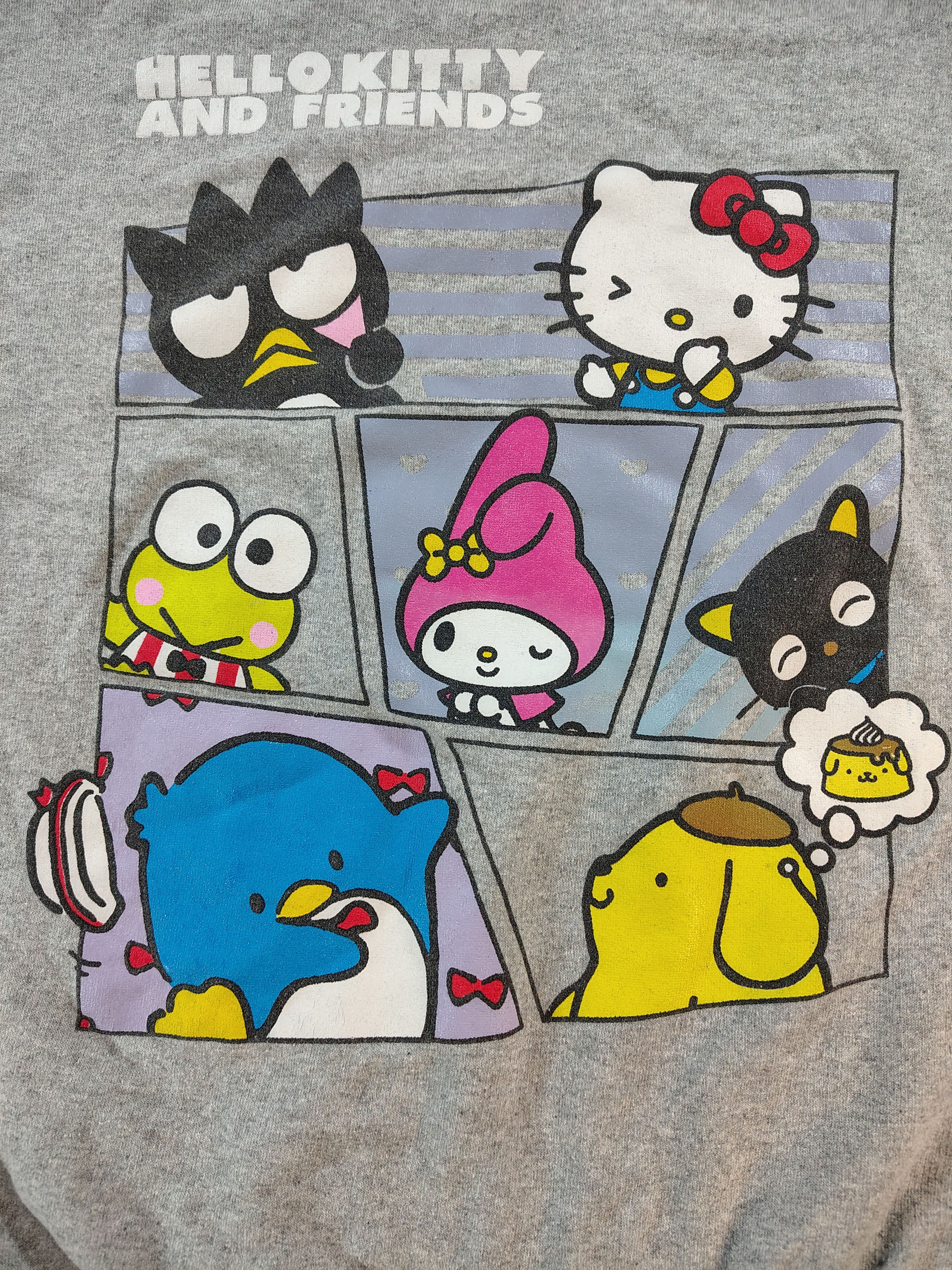 Other Women's Grey XS Hello Kitty & Friends Sanrio Graphic Sweater Size XS / US 0-2 / IT 36-38 - 2 Thumbnail