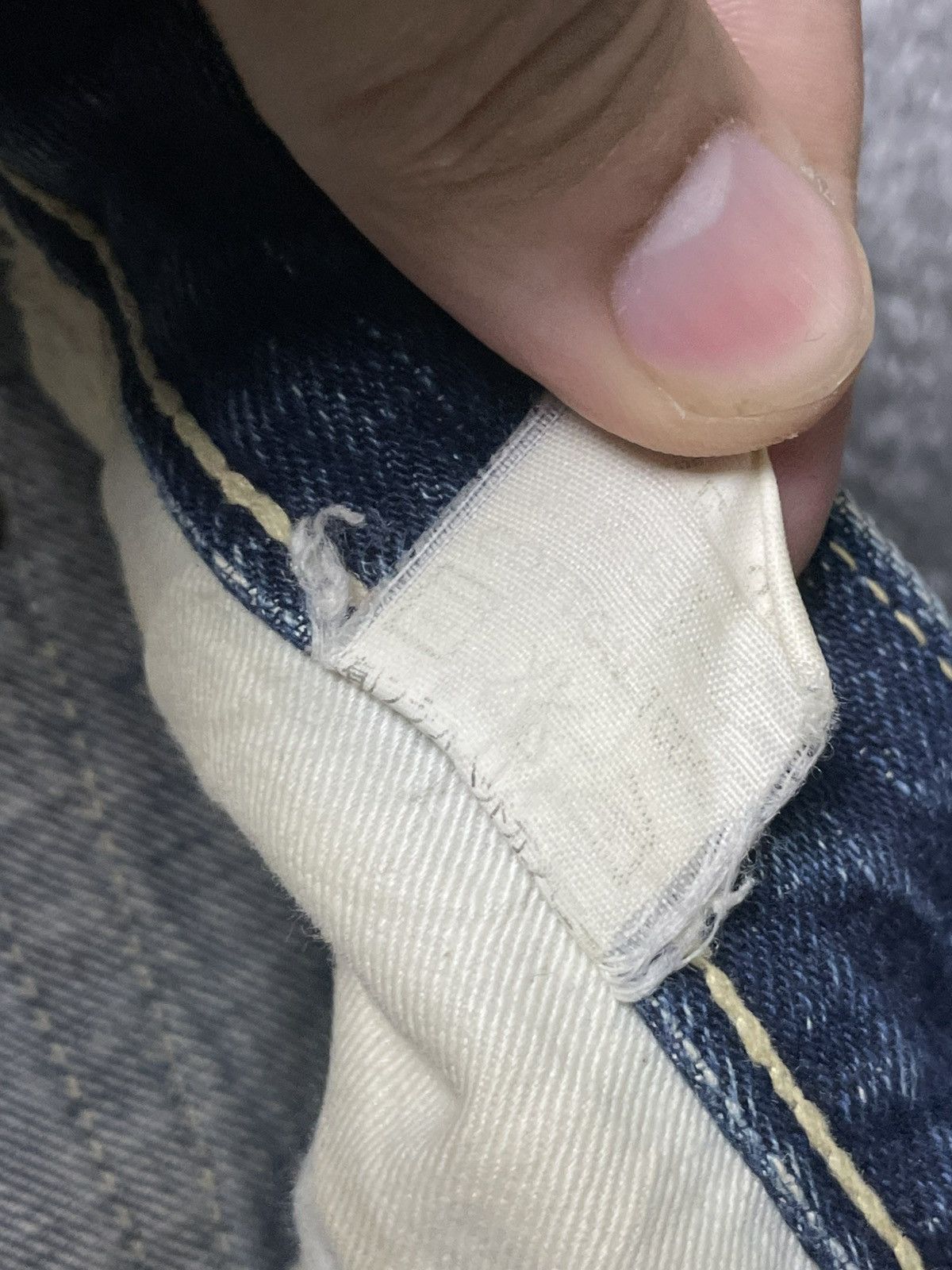 Vintage FLAT HEAD x BALDER JEANS Brand Ripped Jean (84) Size US 32 / EU 48 - 10 Thumbnail