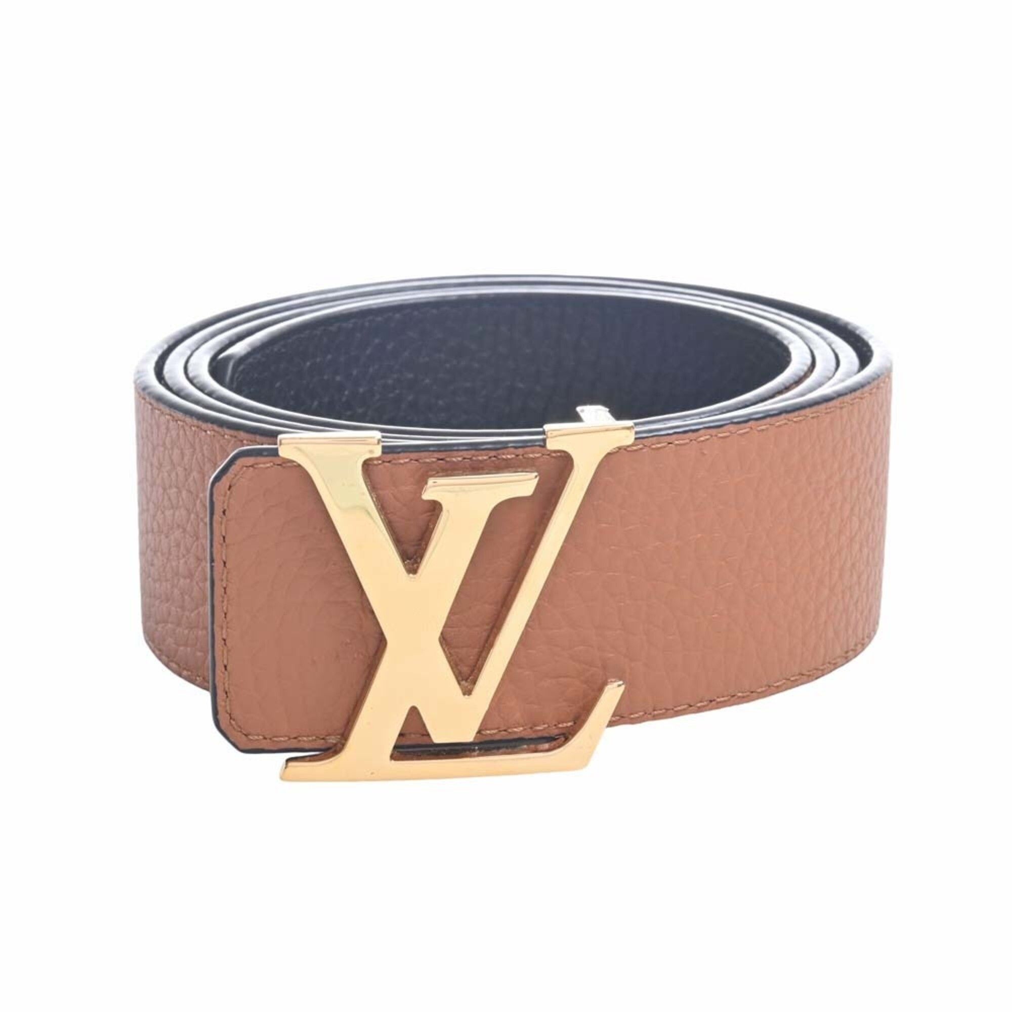 Louis Vuitton Louis Vuitton M9151 Men's Standard Belt Black,Brown