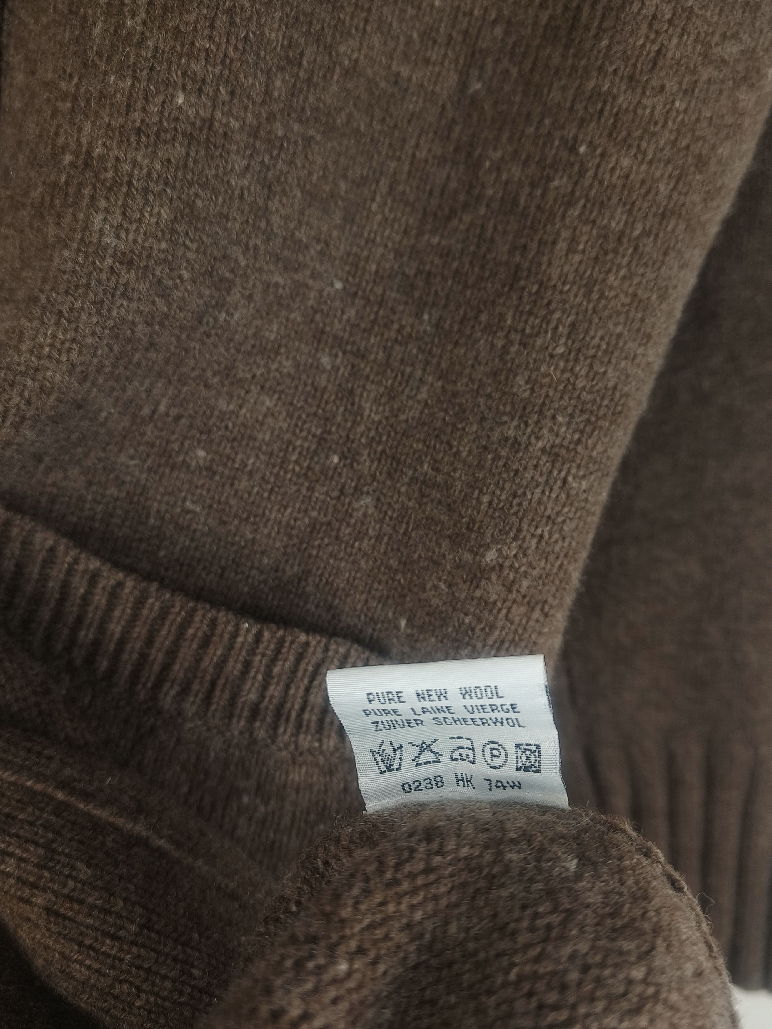 Vintage Marie Lund Copenhagen Vintage Wool Long Knit Cardigan Size L / US 10 / IT 46 - 4 Thumbnail
