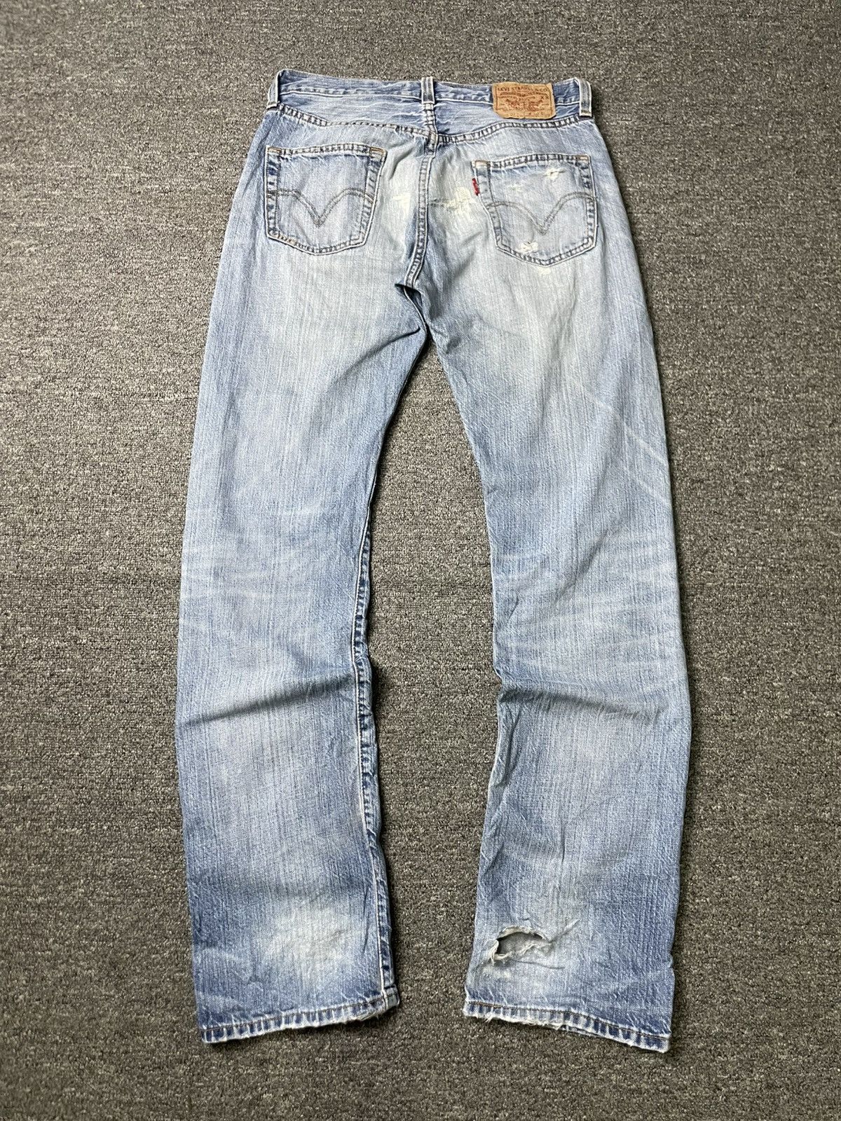 Levi's × Vintage Vintage Levi’s Distressed Denim Jeans (67) Size US 30 / EU 46 - 18 Thumbnail