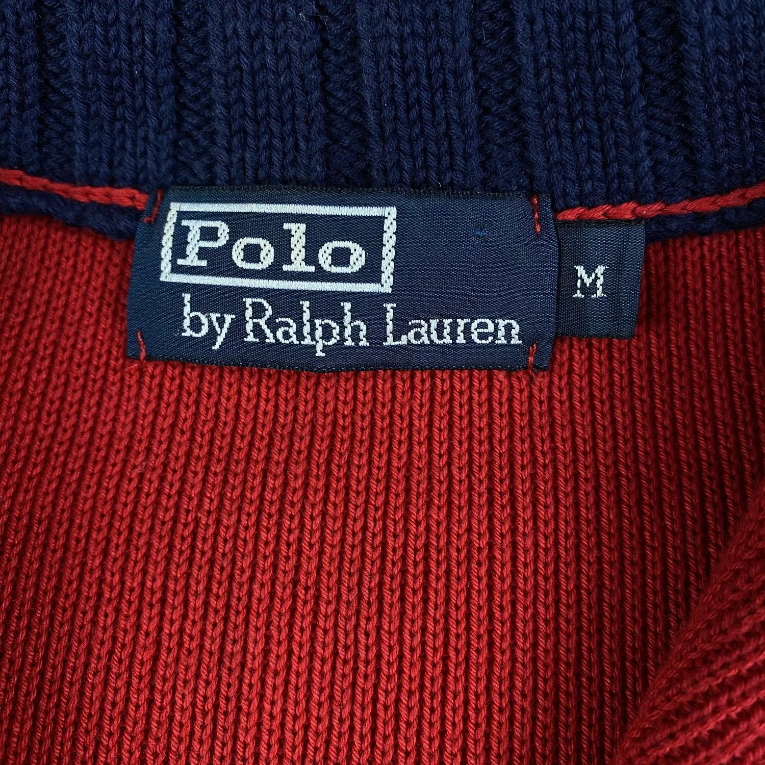 Polo Ralph Lauren Mens Sweater Pullover Polo Ralph Lauren Vintage Size M Red Size US M / EU 48-50 / 2 - 6 Thumbnail