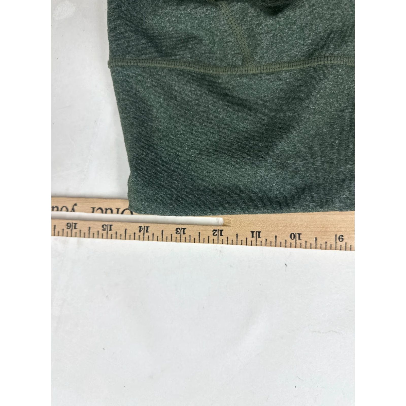 Prana VINTAGE PrAna Legging Womens Large Green Capri Active Yoga Gym Borra Pocket High Waisted Size 36" / US 14 / IT 50 - 7 Thumbnail