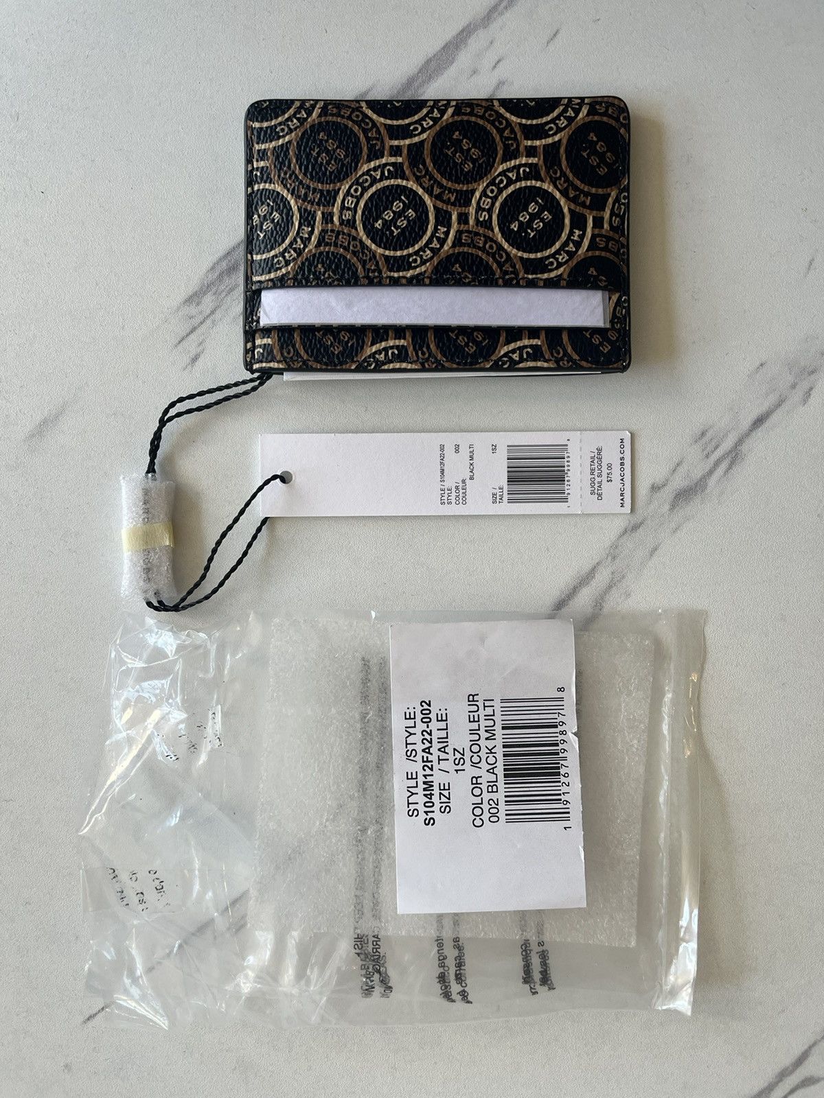 Marc Jacobs Card Holder Wallet with logos Size ONE SIZE - 3 Thumbnail
