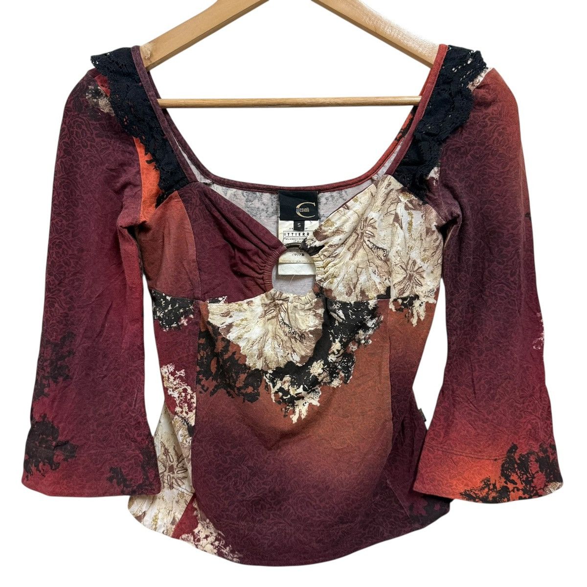 Roberto Cavalli Just Cavalli Floral Tank Top Size S / US 4 / IT 40 - 3 Thumbnail