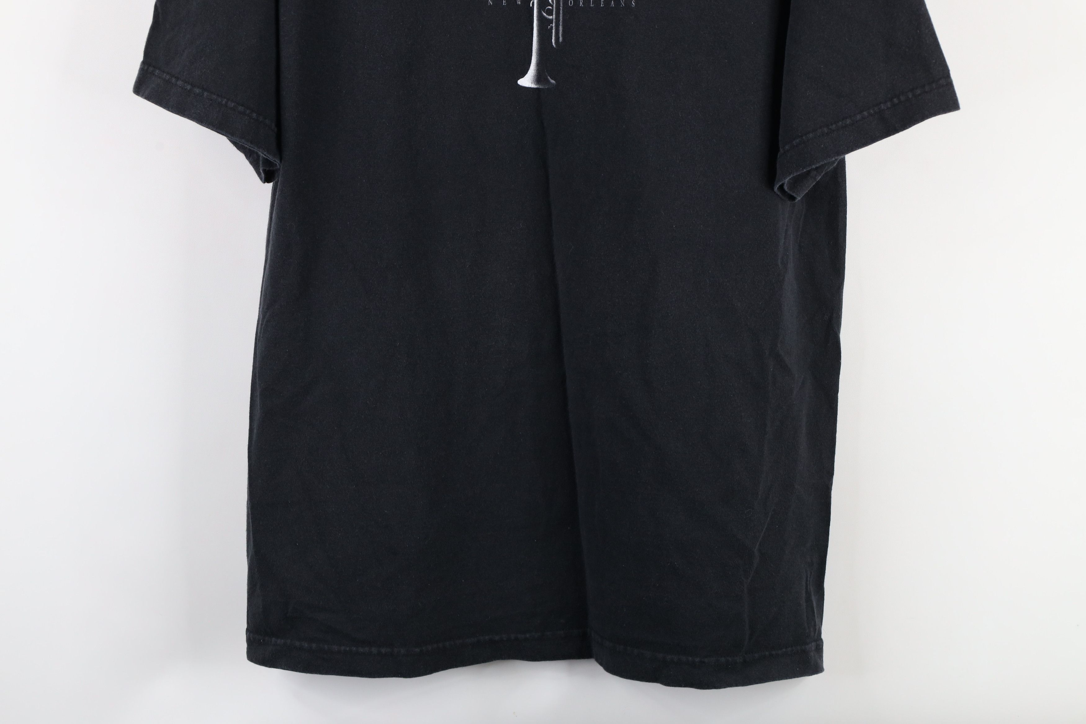 Vintage Vintage 90s Streetwear New Orleans Jazz Trumpet T-Shirt Size US L / EU 52-54 / 3 - 3 Thumbnail