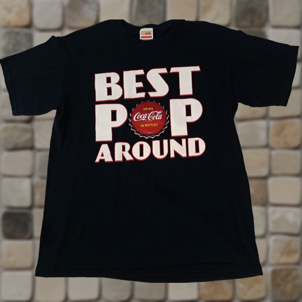 Vintage VINTAGE Coca-Cola Shirt Unisex Adults L Black 90s Retro Logo Cotton Short Sleeve T-Shirt Size US L / EU 52-54 / 3 - 1 Thumbnail