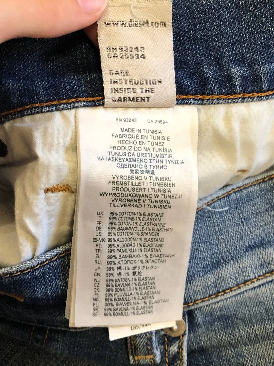 Diesel Diesel D-Luster Slim Denim Jeans Size US 32 / EU 48 - 2 Thumbnail