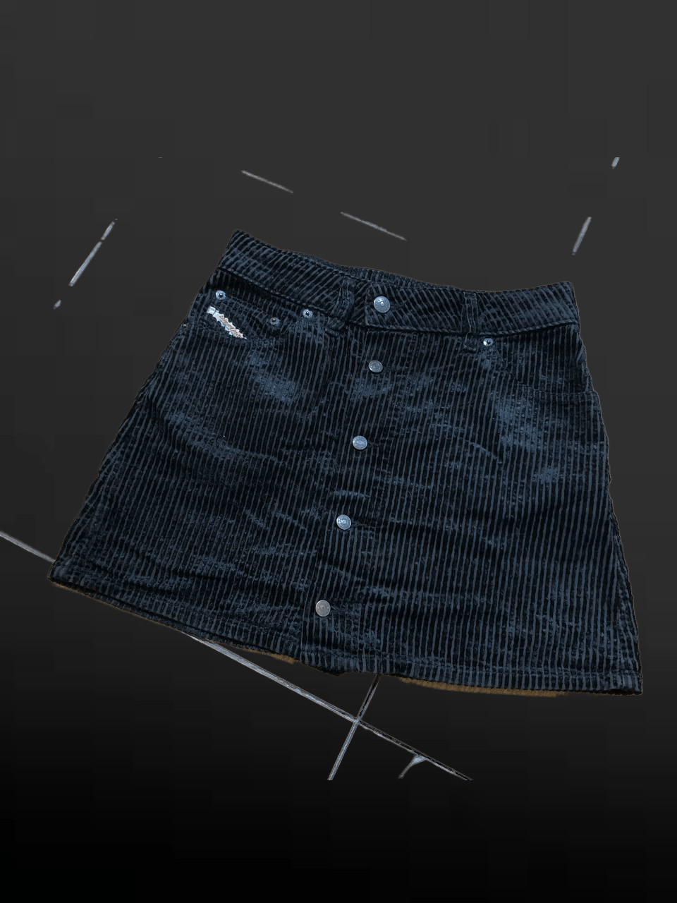 Diesel Diesel Classic 90s Y2K Corduroy Button Front Skirt. Size 27" / US 4 / IT 40 - 1 Thumbnail