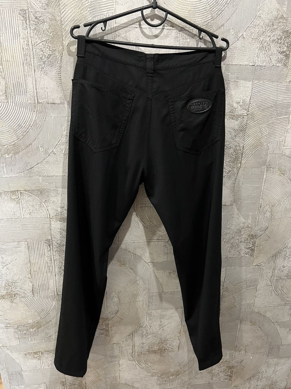 Versace × Vintage Versace Classic V2 Vintage Black Wool Casual Pants Size US 37 - 5 Thumbnail