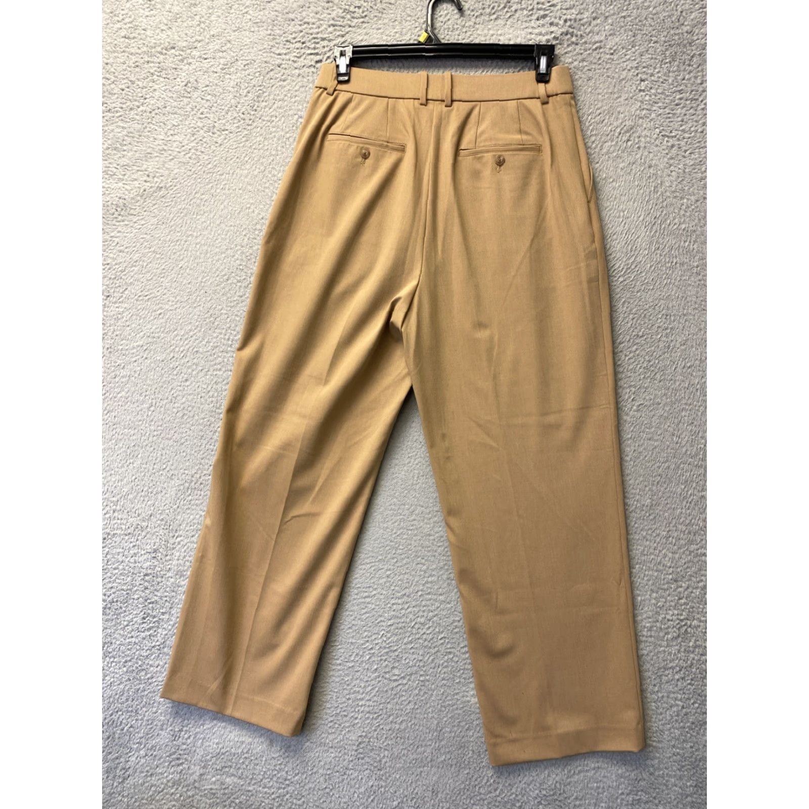 Uniqlo Uniqlo Pants Women Gold Pleated Wide-Leg 31x32 Adult Regular Wide-Leg Dress Pants Womens Size 24" / US 00 / IT 34 - 6 Thumbnail