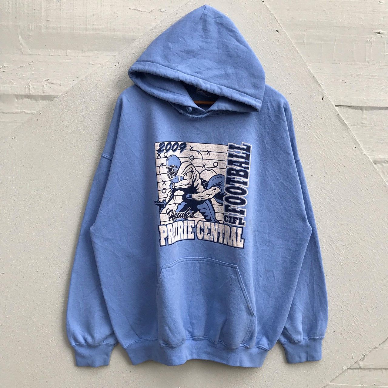 American Apparel Prairie Central Football Team CIFL Pullover Hoodie Size US XL / EU 56 / 4 - 1 Thumbnail