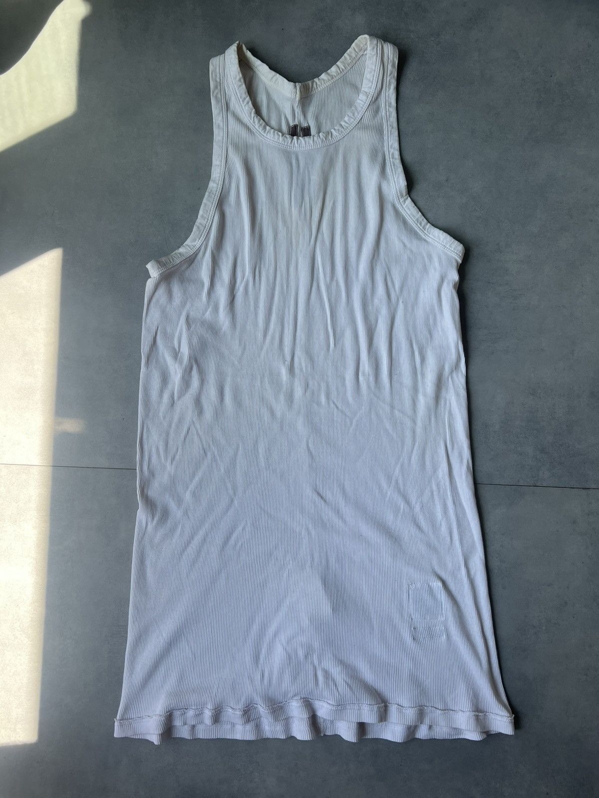トップス Rick Owens basic tank S oyster Rick Owens Rick Owens Oyster Tank Top | Grailed