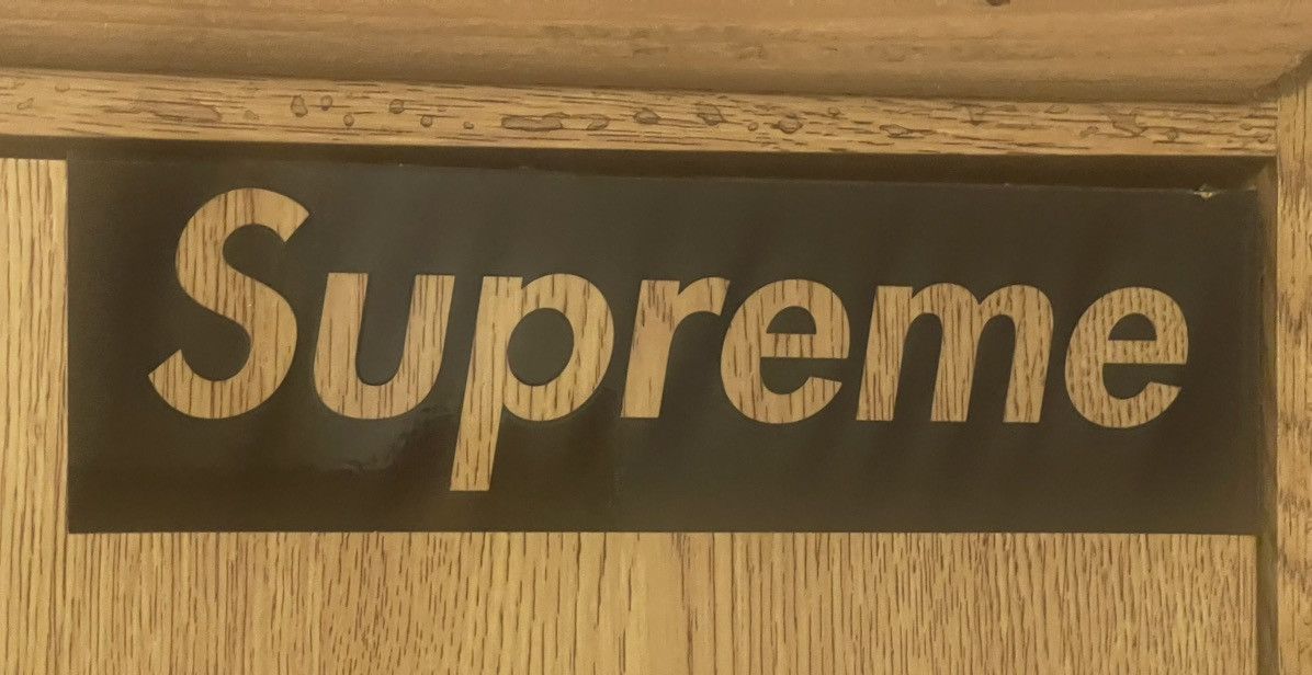 Supreme Supreme Clear Vinyl Box Logo Sticker | Grailed