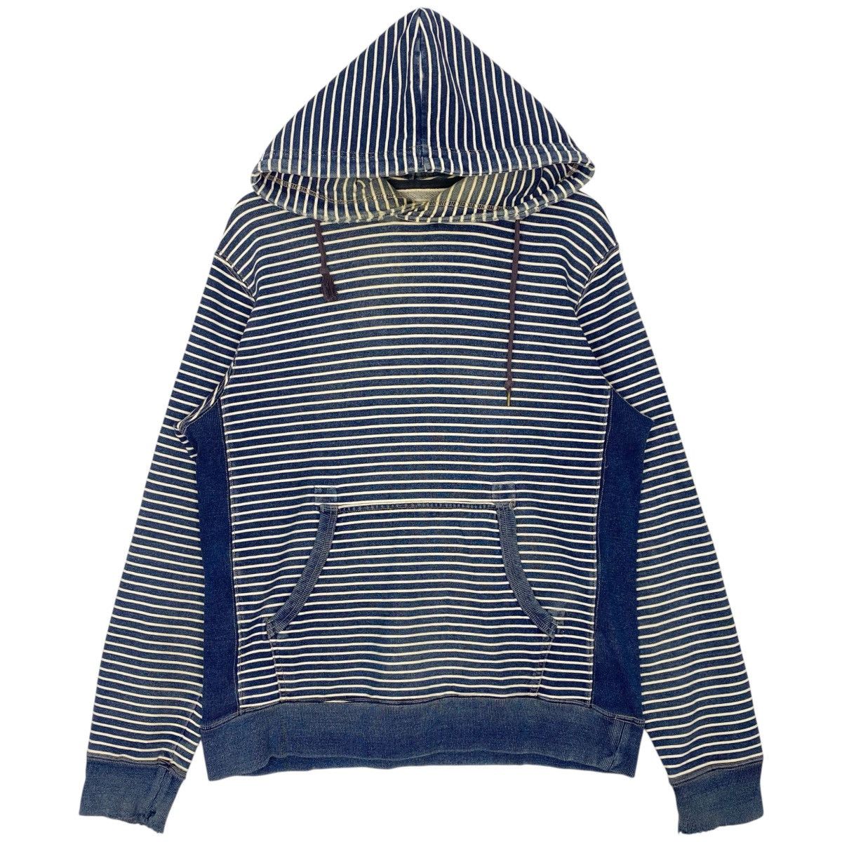 Vintage Vintage Anti Ballistic Hoodie Sweater Blue/White Size L Size US L / EU 52-54 / 3 - 1 Thumbnail