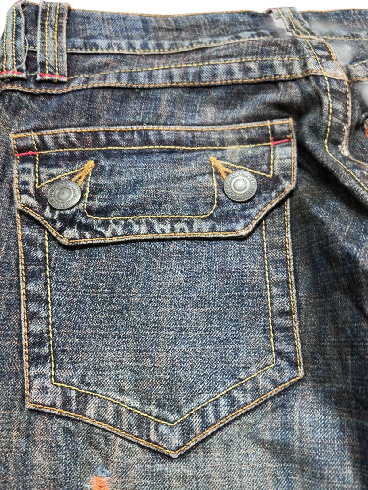PPFM Vintage PPFM Flare Bootcut Grunge Distressed Denim Size US 32 / EU 48 - 8 Thumbnail