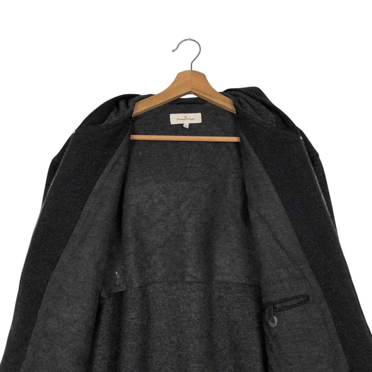 Ermenegildo Zegna 🔥VINTAGE CHORE WOOL WORK JACKET ERMENEGILDO ZEGNA ITALY Size US M / EU 48-50 / 2 - 17 Thumbnail