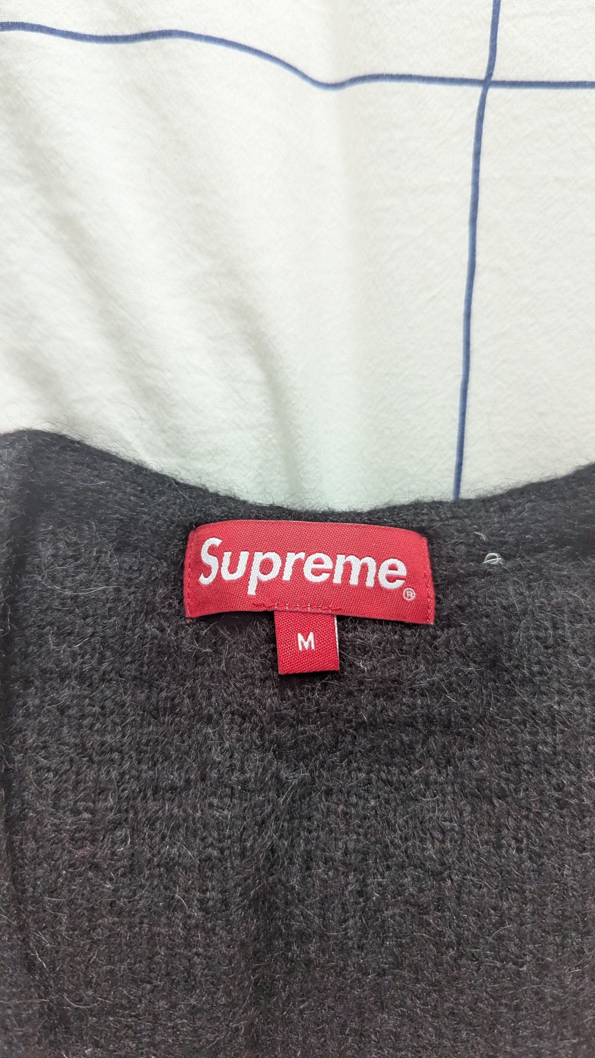 Supreme Supreme Brushed Grid Cardigan SS22 Size US M / EU 48-50 / 2 - 6 Thumbnail