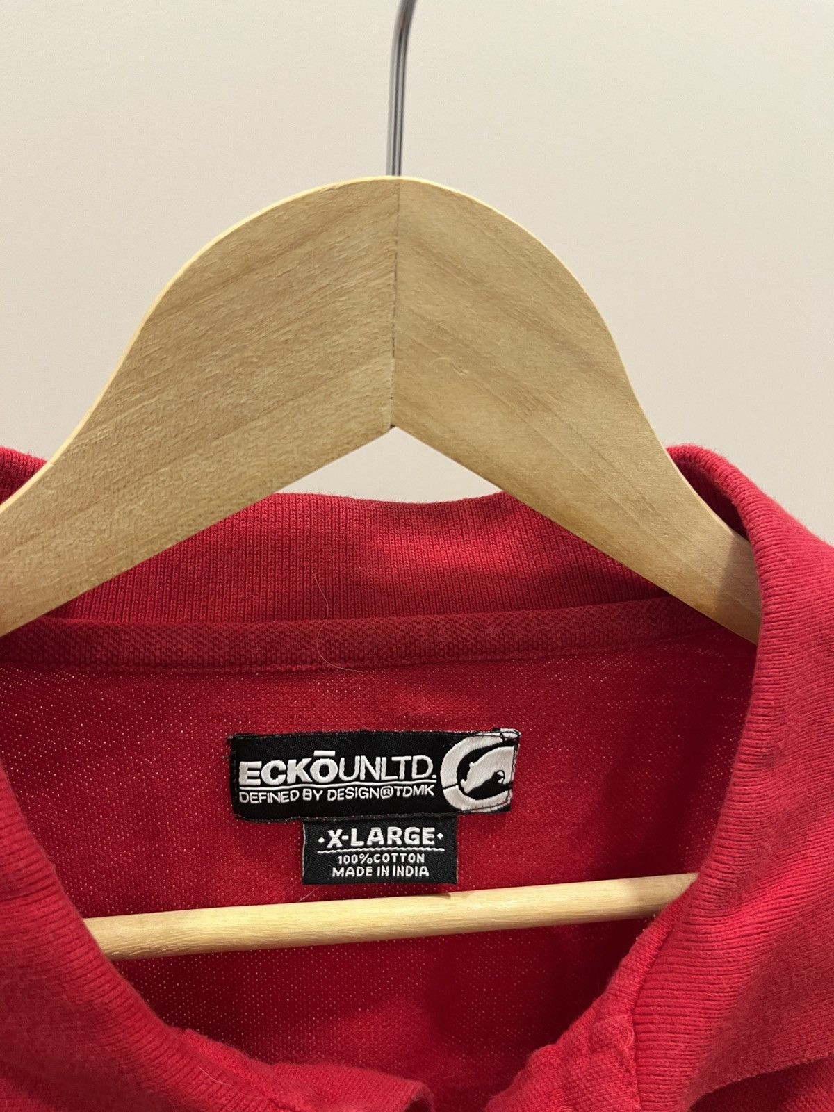 Ecko Unltd. Vintage Ecko Unltd Y2K Red Polos Embroided Logo Streetwear Size US XL / EU 56 / 4 - 4 Thumbnail