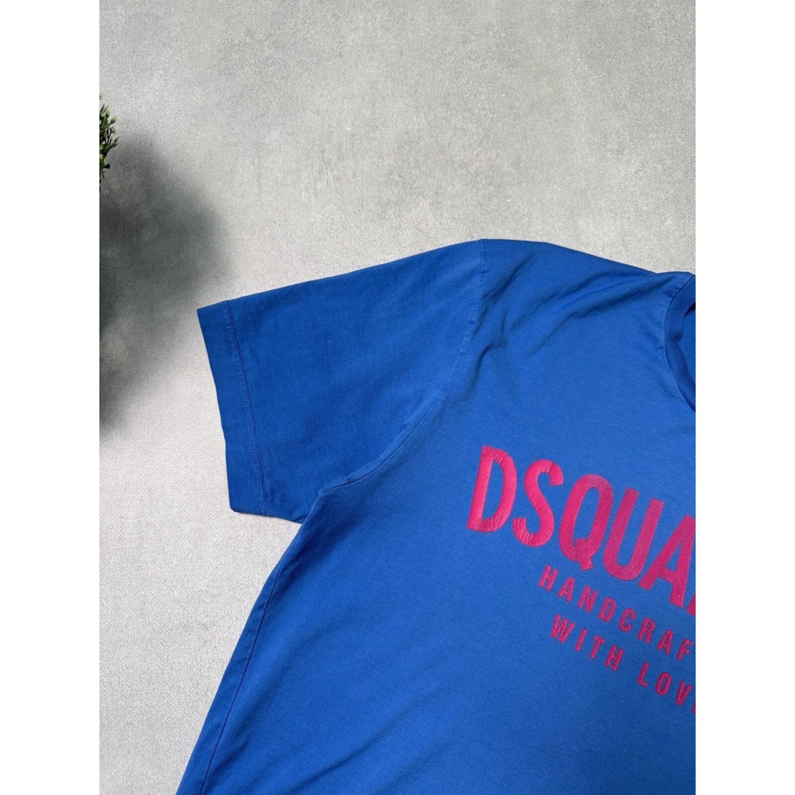 Dsquared2 Dsquared2 Big Logo Shirt Blue/Pink Size L Men Size US L / EU 52-54 / 3 - 4 Thumbnail