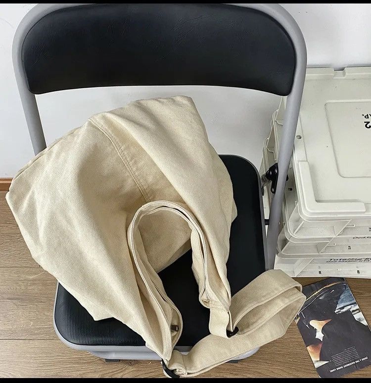 Japanese Brand × Vintage Shoulder Bag Large Canvas Crossbody y2k military Size ONE SIZE - 8 Thumbnail