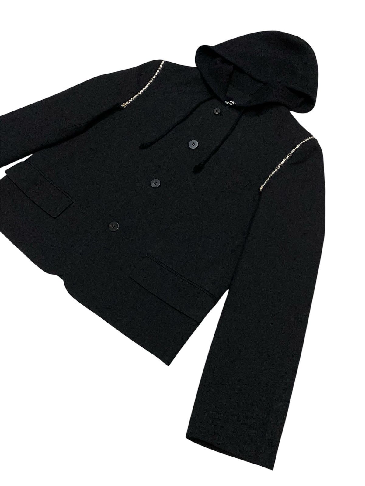 Tricot Comme des Garcons Tricot Comme Des Garcons AD1990 Modular Wool Hoodie Jacket Size M / US 6-8 / IT 42-44 - 25 Thumbnail