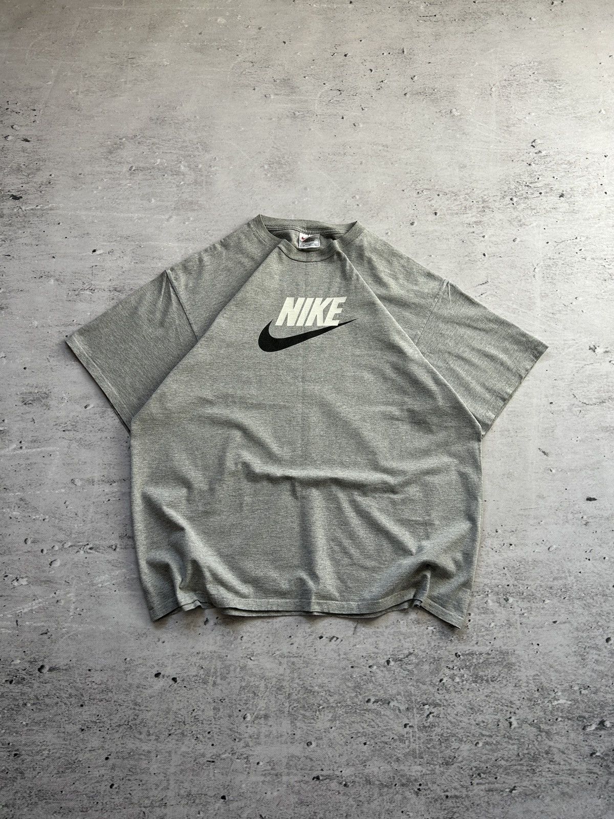 Nike × Vintage 💥FAST SALE💥Vintage Nike Big Logo Baggy T-shirt 90s Size US XL / EU 56 / 4 - 2 Thumbnail