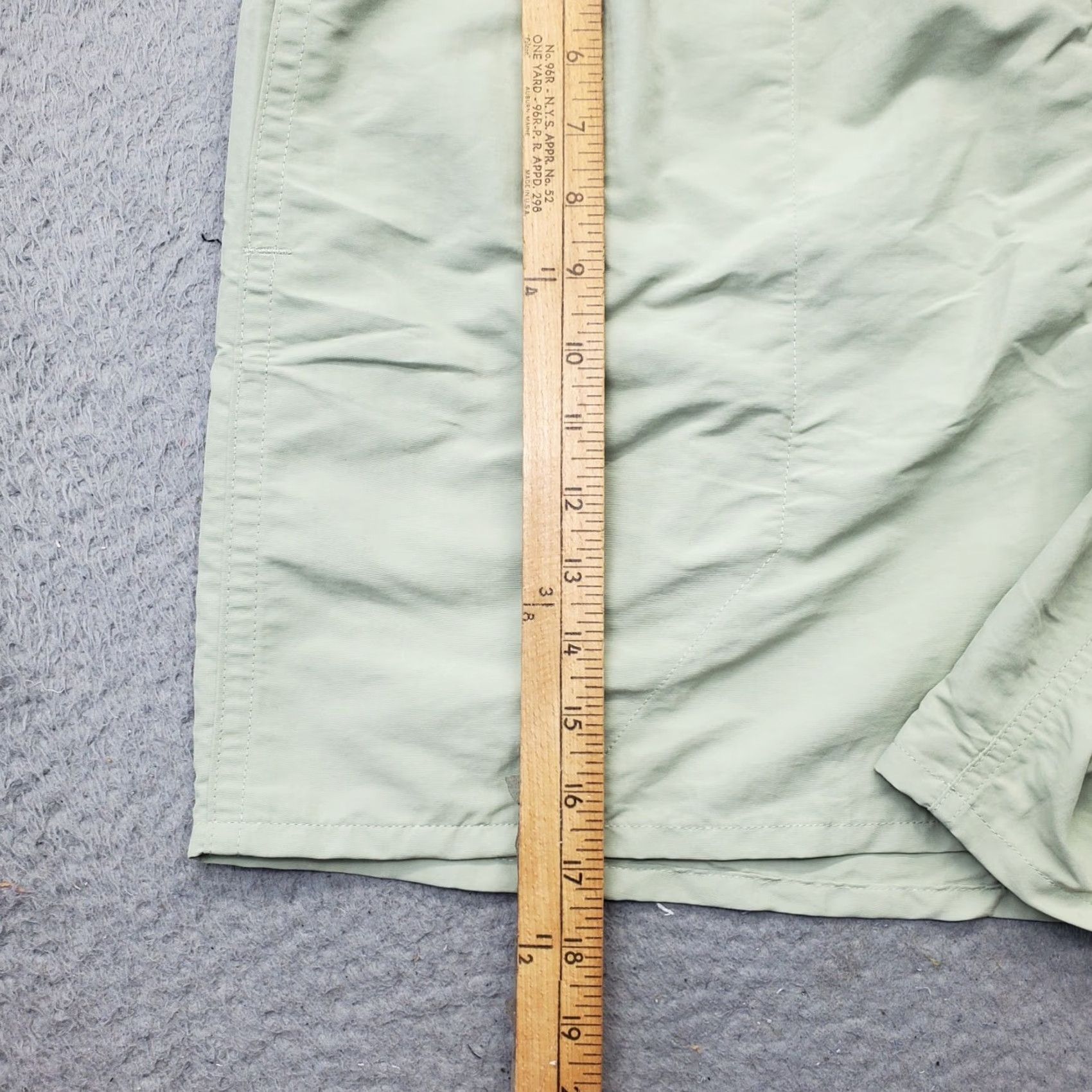 Patagonia Patagonia Mens Trunks Swimwear Bottom 2XL Green Elastic Lined Stretch Beach Size US 39 - 3 Thumbnail