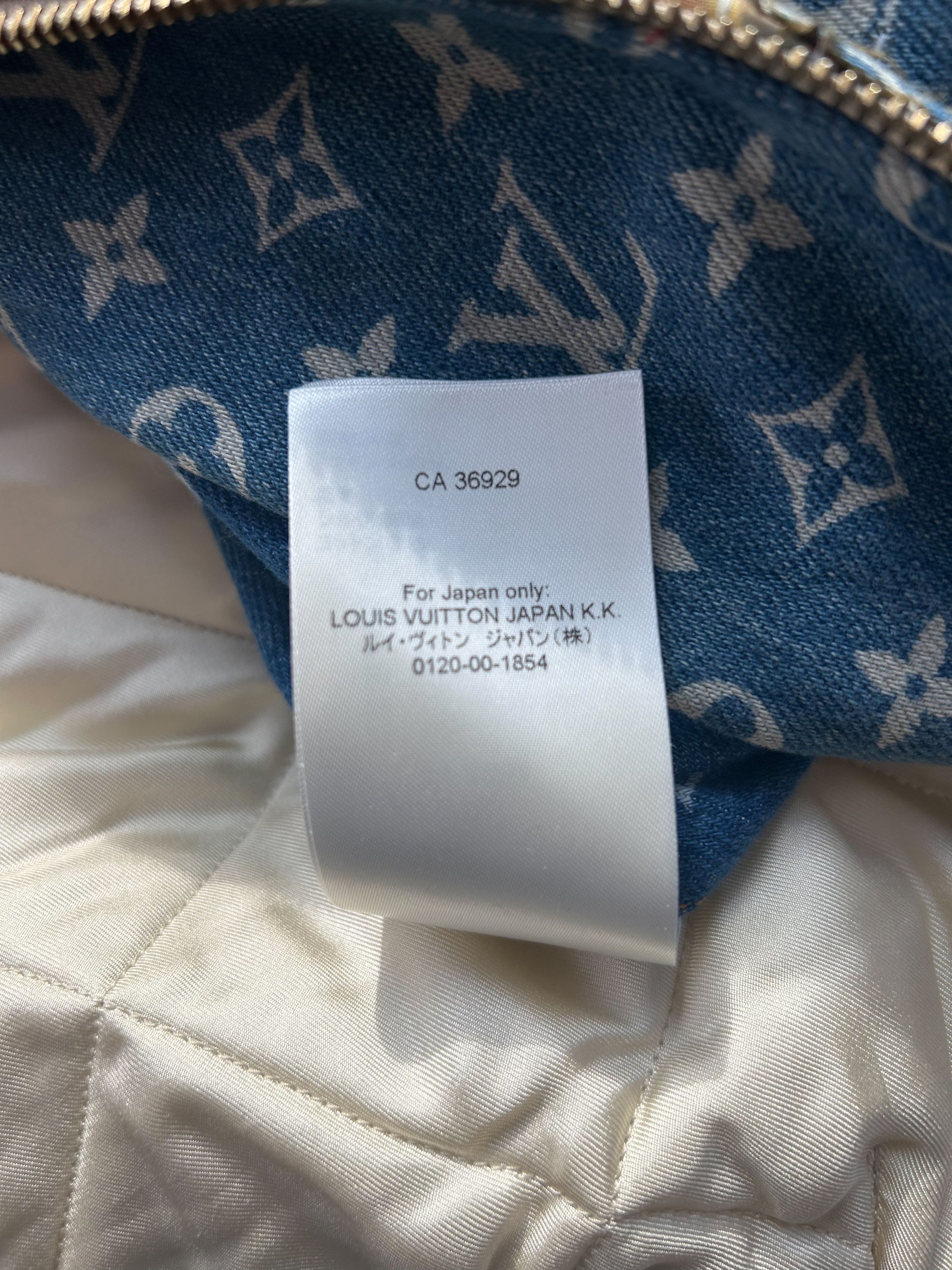 Louis Vuitton Louis Vuitton Blue Monogram Distressed Floral Jacket Size US L / EU 52-54 / 3 - 10 Thumbnail