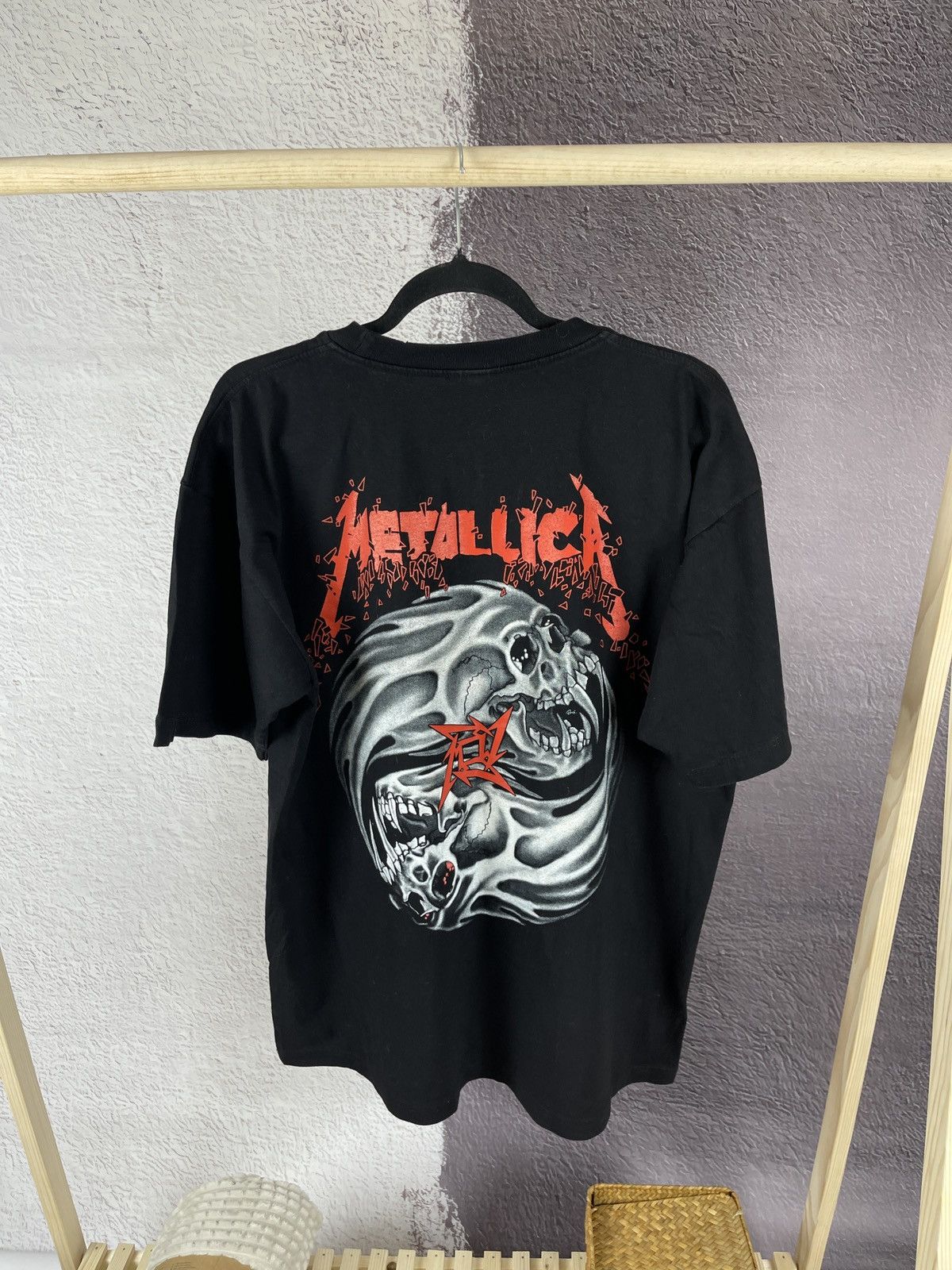 Band Tees Metallica vintage y2k double sided yin yang skulls band tee Size US XL / EU 56 / 4 - 2 Thumbnail