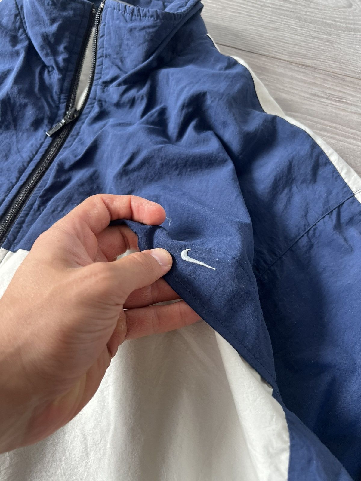Vintage ‼️NIKE VINTAGE Y2K SWOOSH REGULAR 90s USA WINDBREAKER Jacket Size US XL / EU 56 / 4 - 14 Thumbnail