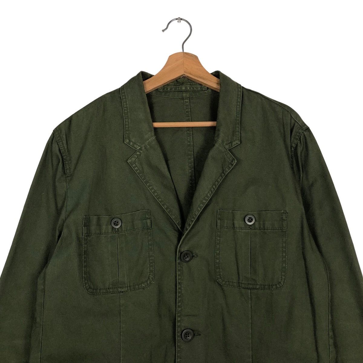 Gap 🔥Vintage Military Chore Jacket Button Gap Issey Miyake Size US XL / EU 56 / 4 - 3 Thumbnail