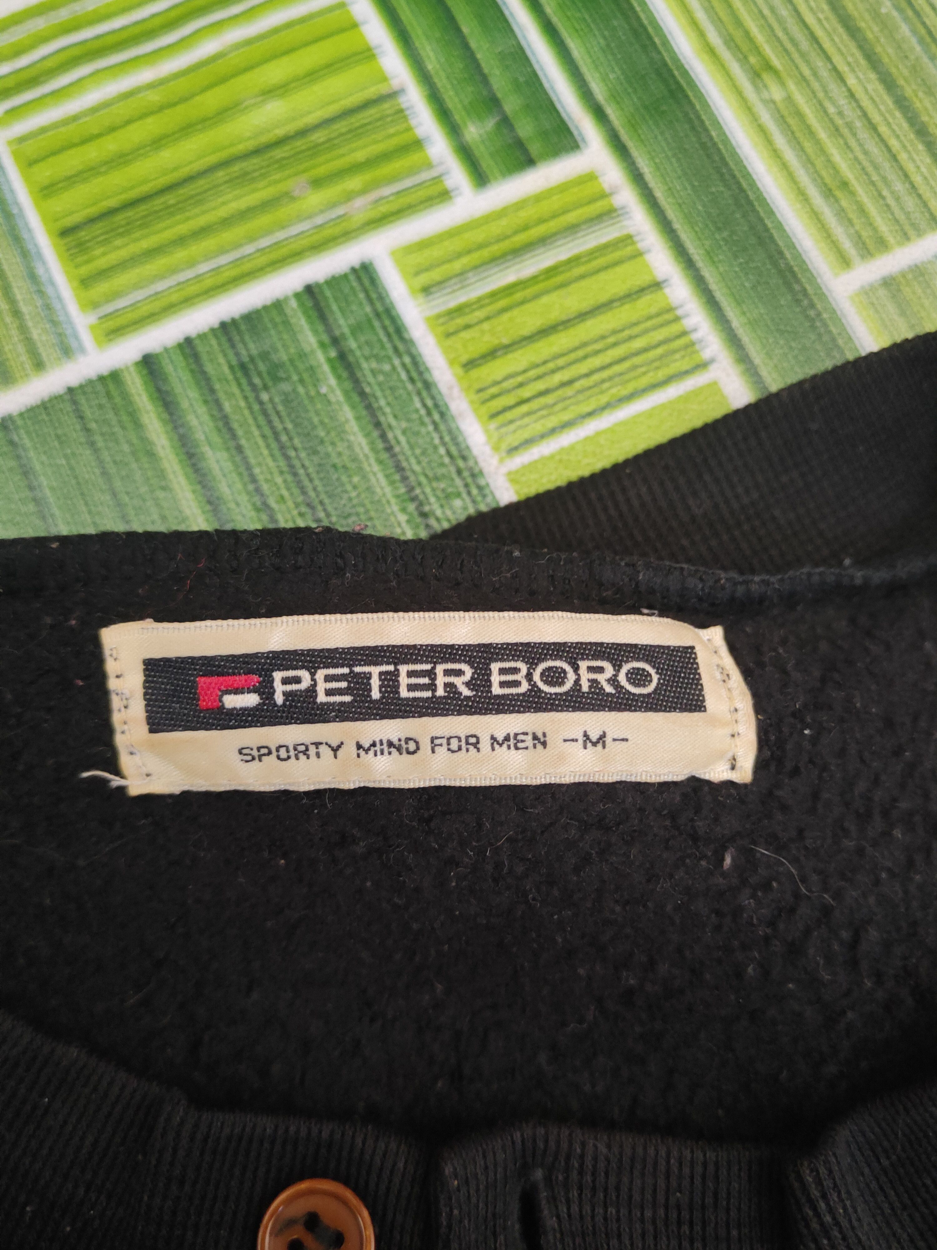 Japanese Brand Vintage Peter Boro Black Sweatshirts Size US L / EU 52-54 / 3 - 11 Thumbnail
