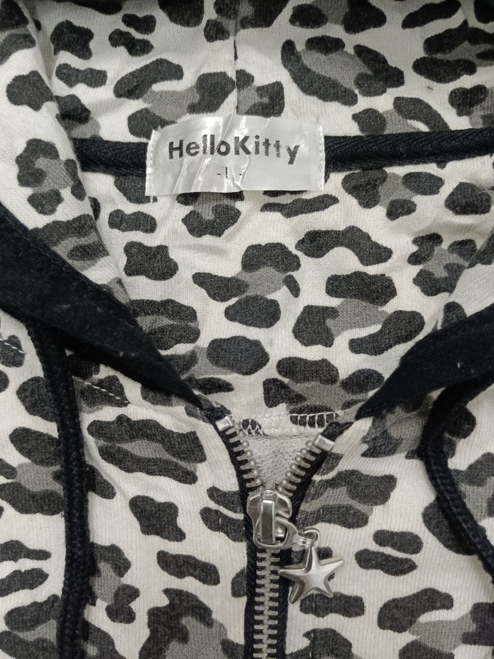 Anime Rere Design Leopard Fullprint Hello Kitty Hoodie Size M / US 6-8 / IT 42-44 - 5 Thumbnail