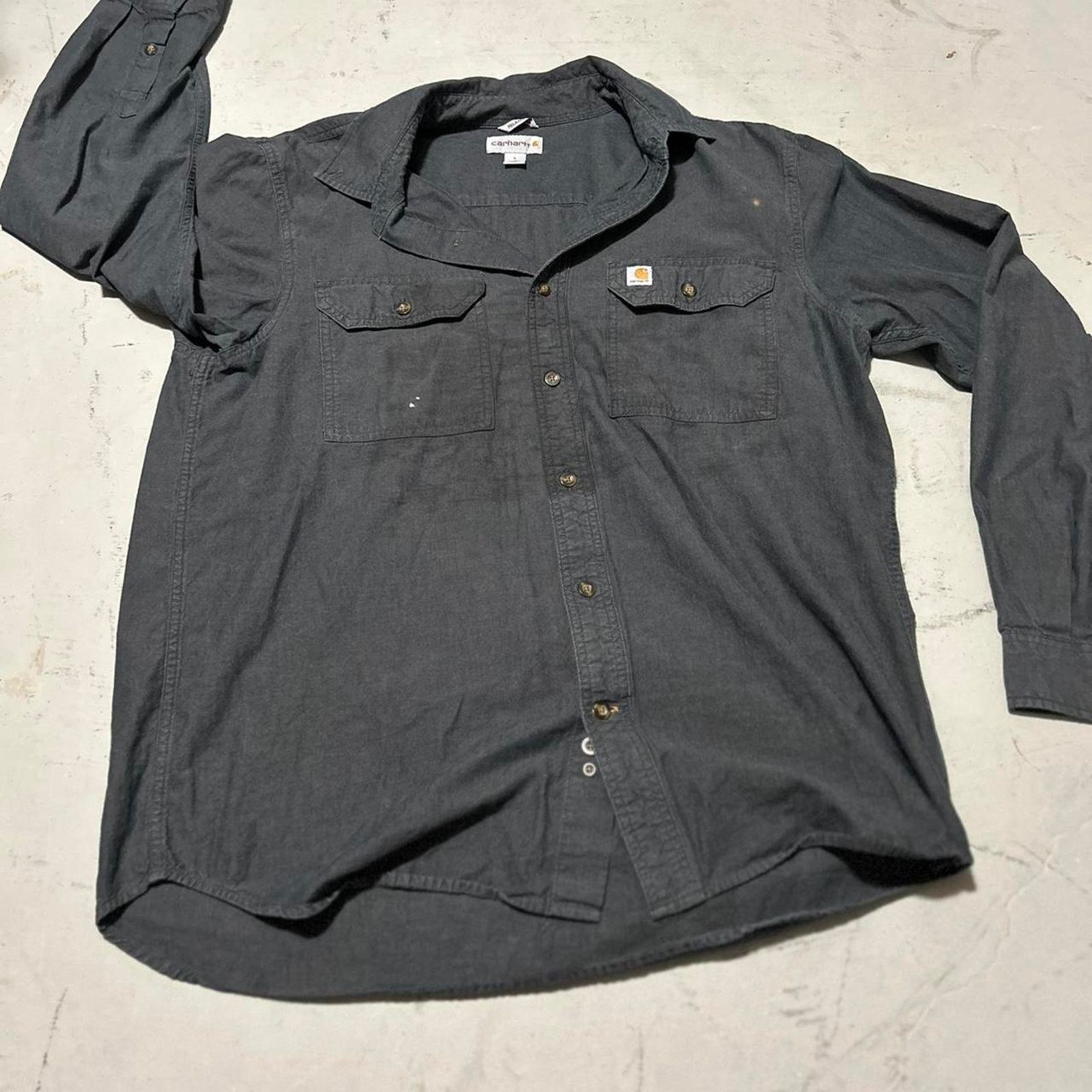 Carhartt **Carhartt Men's Original Fit Midweight Solid Long-Sleeve Size US L / EU 52-54 / 3 - 1 Thumbnail