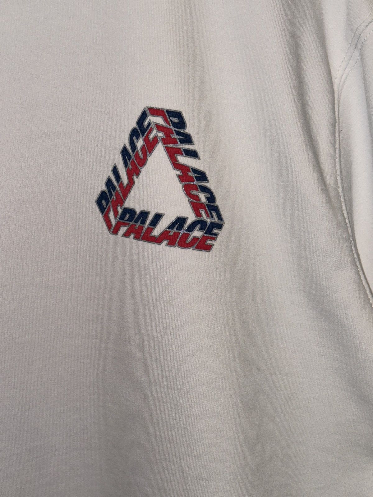 Palace Palace Split P3 Crew Sweatshirt in White Size US M / EU 48-50 / 2 - 3 Thumbnail