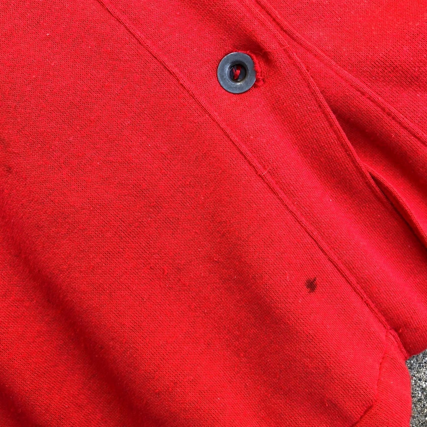 Bebe VINTAGE BEBE FURRRINA Long Jacket Coat Womens XL Red Comic Strip Lined 80s Size XL / US 12-14 / IT 48-50 - 3 Thumbnail