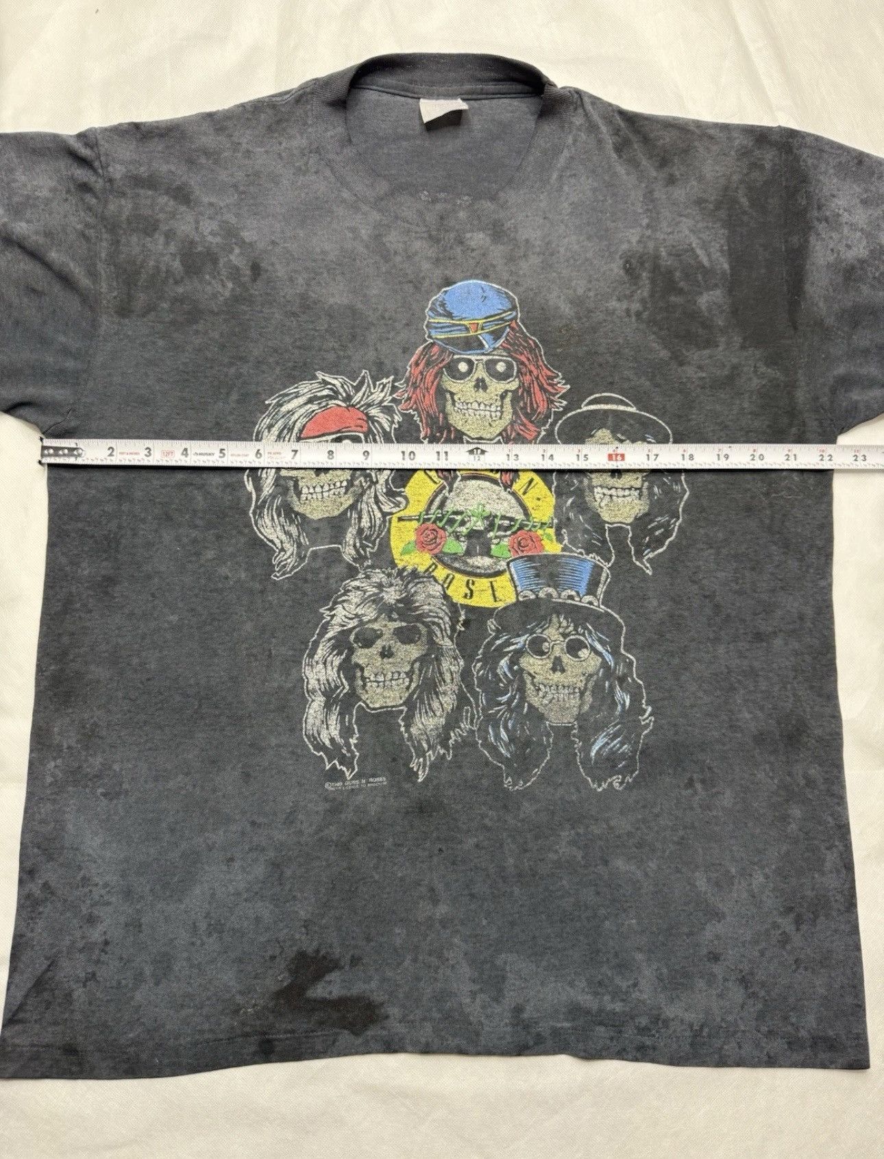 Guns N' Roses 1989 Guns N Roses Coliseum Tour Tee Single Stitch XL Hugger Size US XL / EU 56 / 4 - 7 Thumbnail