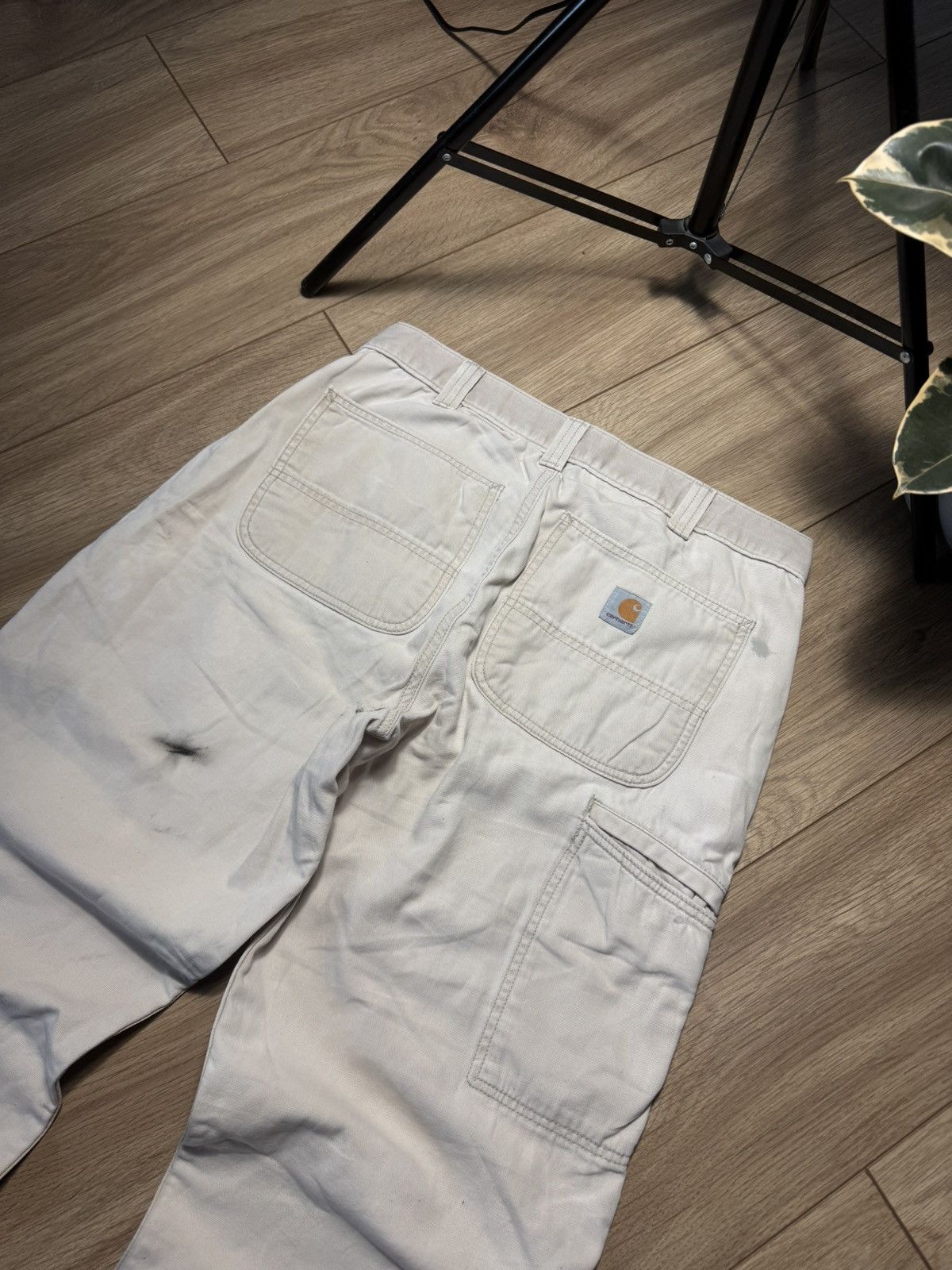 Carhartt 00s Crashed Carhartt Vintage Destroyed y2k Streetwear Pants Size US 28 / EU 44 - 5 Thumbnail