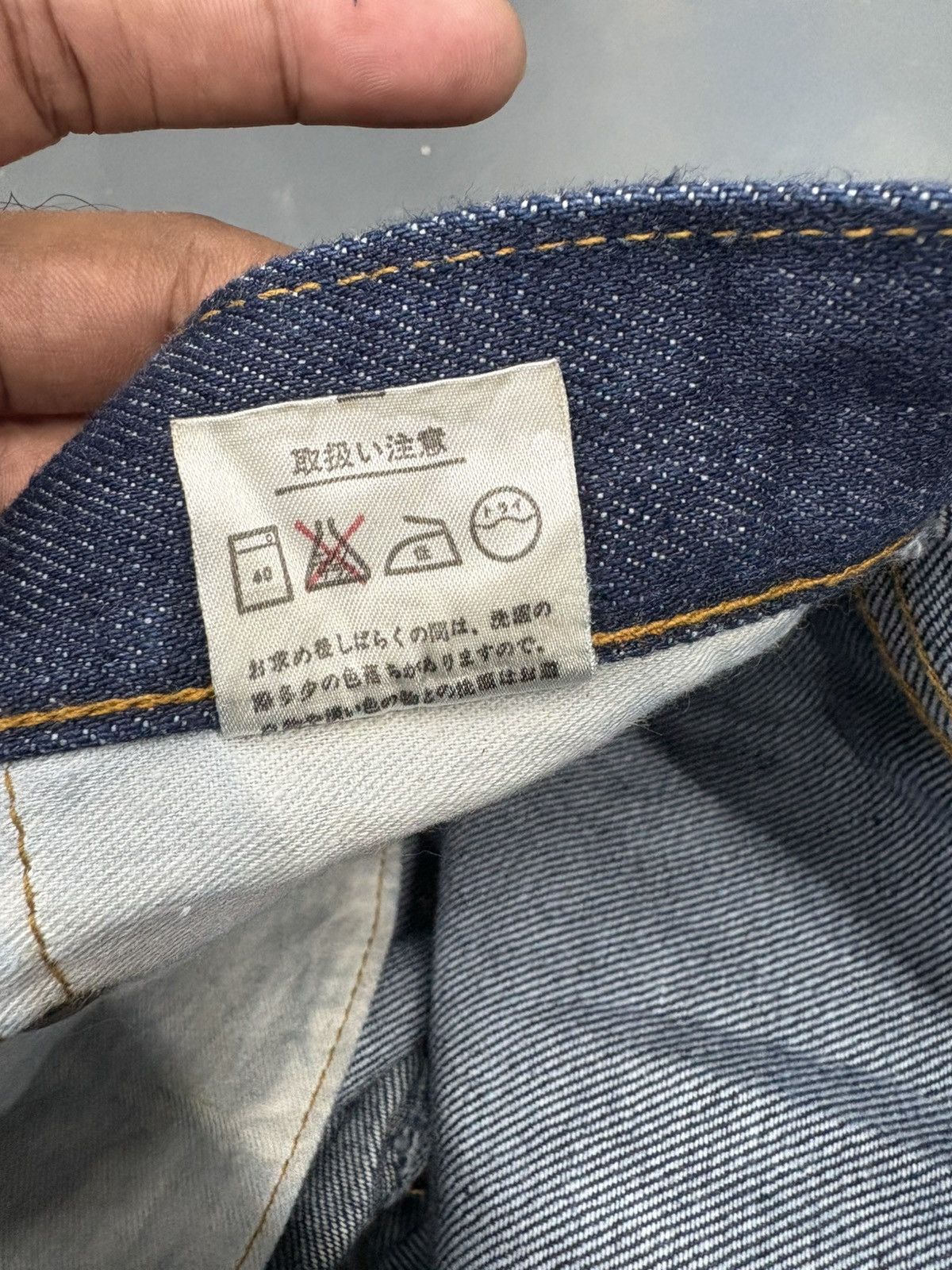 Japanese Brand × Vintage Vintage bigstone A711 flared denim Size US 28 / EU 44 - 11 Thumbnail