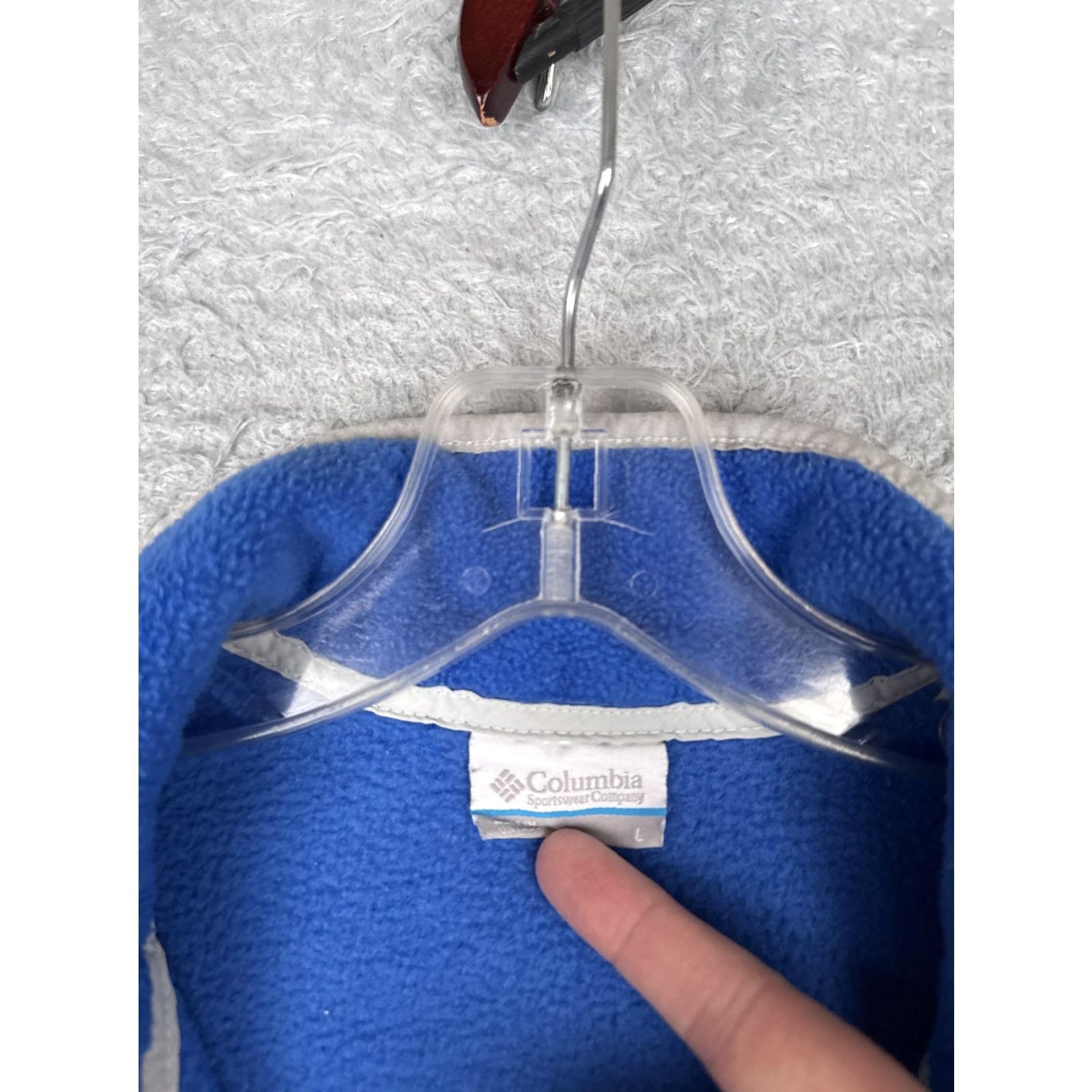 Vintage Columbia Sweater Womens Large Blue Quarter Snap Fleece Pullover Outdoors Size L / US 10 / IT 46 - 6 Thumbnail