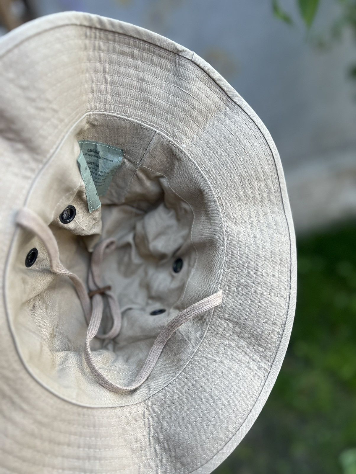 Designer × Vintage Vintage Rare Army Hat Cap Panama Size ONE SIZE - 4 Thumbnail