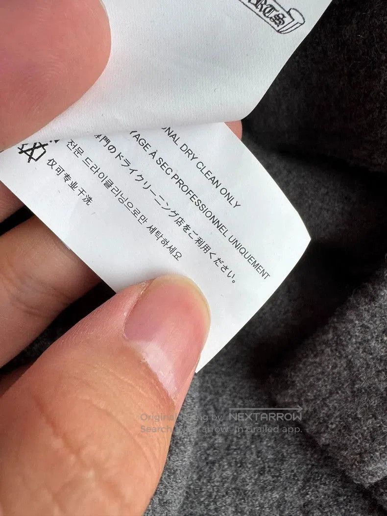 Chrome Hearts Chrome Hearts Gray Wool Coat. Size US M / EU 48-50 / 2 - 6 Thumbnail